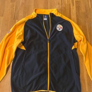 Reebok Pittsburgh Steelers full zip XL fleece